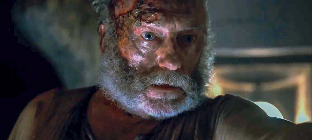 Captain Elliot (Liam Cunningham) in 'Last Voyage of the Demeter.' (Credit: Universal Studios and Amblin Entertainment) Captain Elliot (Liam Cunningham) in 'Last Voyage of the Demeter.' (Credit: Universal Studios and Amblin Entertainment)