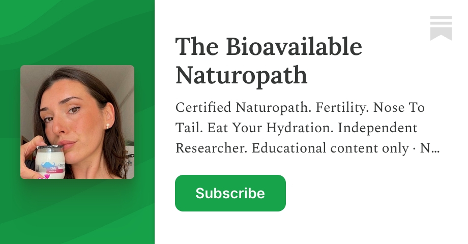 Naturopath Short Bio Examples The Bioavailable Naturopath | Andra Sitoianu | Substack