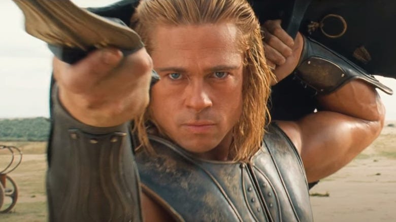 Brad Pitt in Troy Brad Pitt in Troy