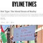 ‘Trump’s Mass Killings’ - My latest ‘Hot Type’ column in Byline Times