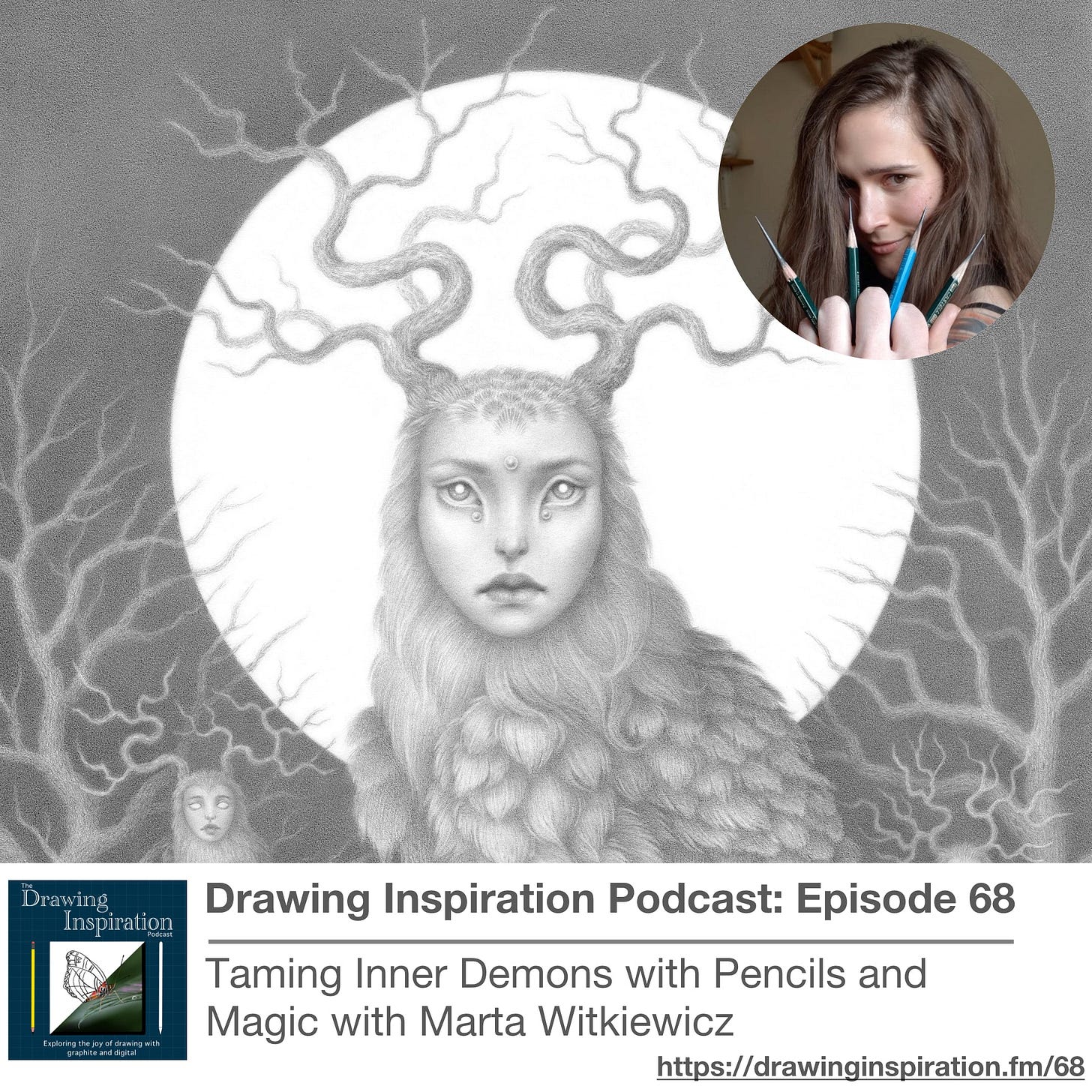 68: Taming Inner Demons with Pencils and Magic with Marta Witkiewicz 