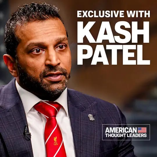 FBI — Kash Patel Talks China Fentanyl, Violent Networks, ‘Burn Bags,’ and More.