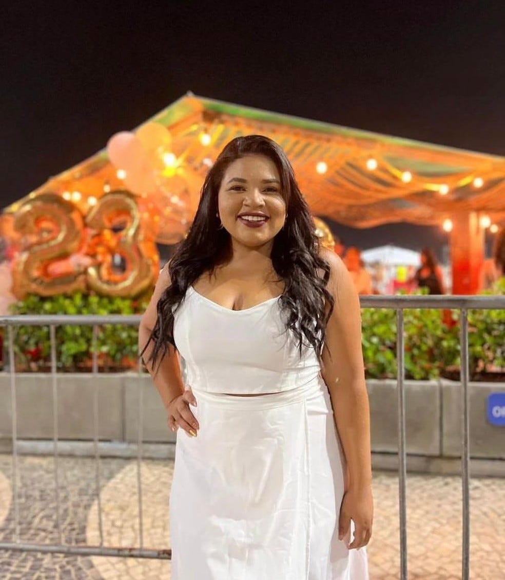 Adriana Rodrigues Laurentino fazia especialização na Bahia há cerca de um ano — Foto: Arquivo pessoal Adriana Rodrigues Laurentino fazia especialização na Bahia há cerca de um ano — Foto: Arquivo pessoal