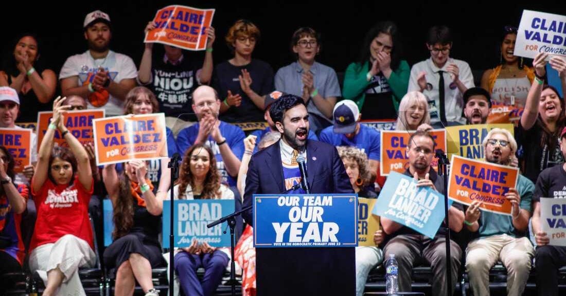 In a win for the left, Mamdani-backed candidates sweep NYC primaries : NPR