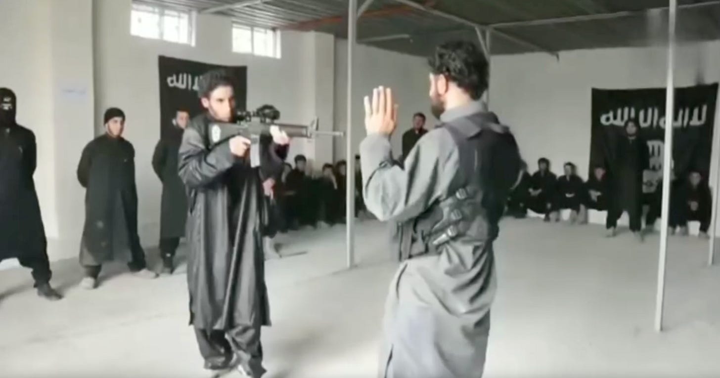  ISIS military training camp named after "Martyr Abu Musab al-Zarqawi," the founder of ISIS. 