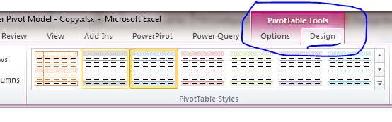 Pivot Table Tools Design Excel Pivot Table Tools Design Excel