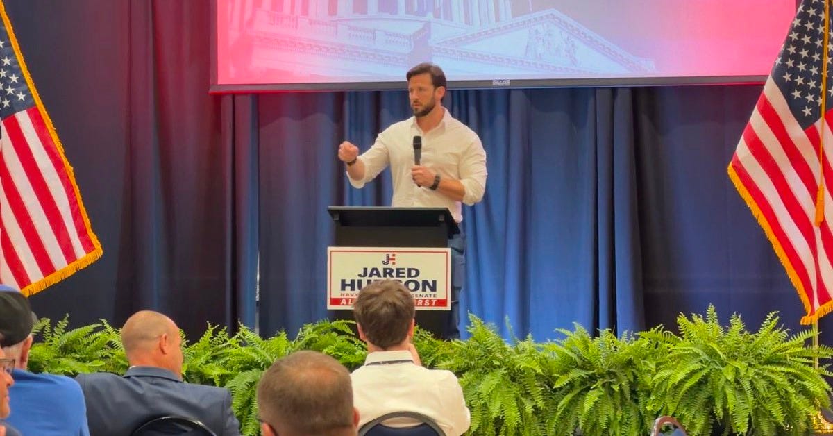 Former Navy Seal sniper Jared Hudson heading into a runoff with Barry Moore in the race for U.S. Senate. Hudson says he's ready for the fight. #WBRC Former Navy Seal sniper Jared Hudson heading into a runoff with Barry Moore in the race for U.S. Senate. Hudson says he's ready for the fight. #WBRC