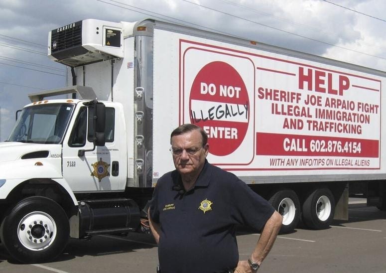 As Sheriff of Maricopa County, Arizona, Joe Arpaio made illegal immigration a focus of his department’s law enforcement efforts