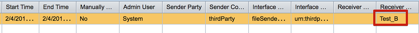 Message delivered to receiver Test B Message delivered to receiver Test B