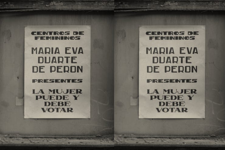 Eva typeface in use