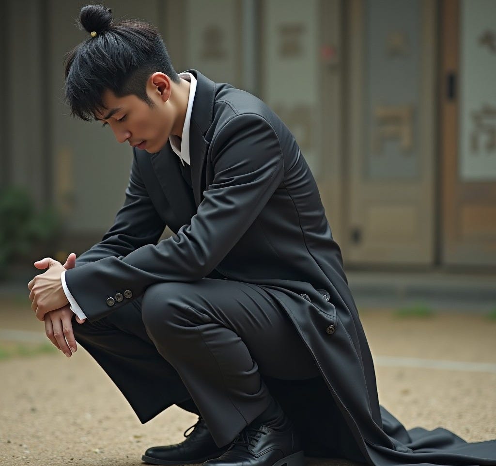 Korean Actor in a Bowing Pose | Stable Diffusion Online