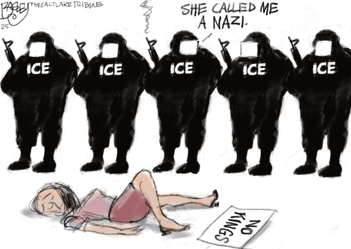 This week from Bagley: ICE in Utah, immigration, No Kings demonstrations,  democracy in peril - The Salt Lake Tribune