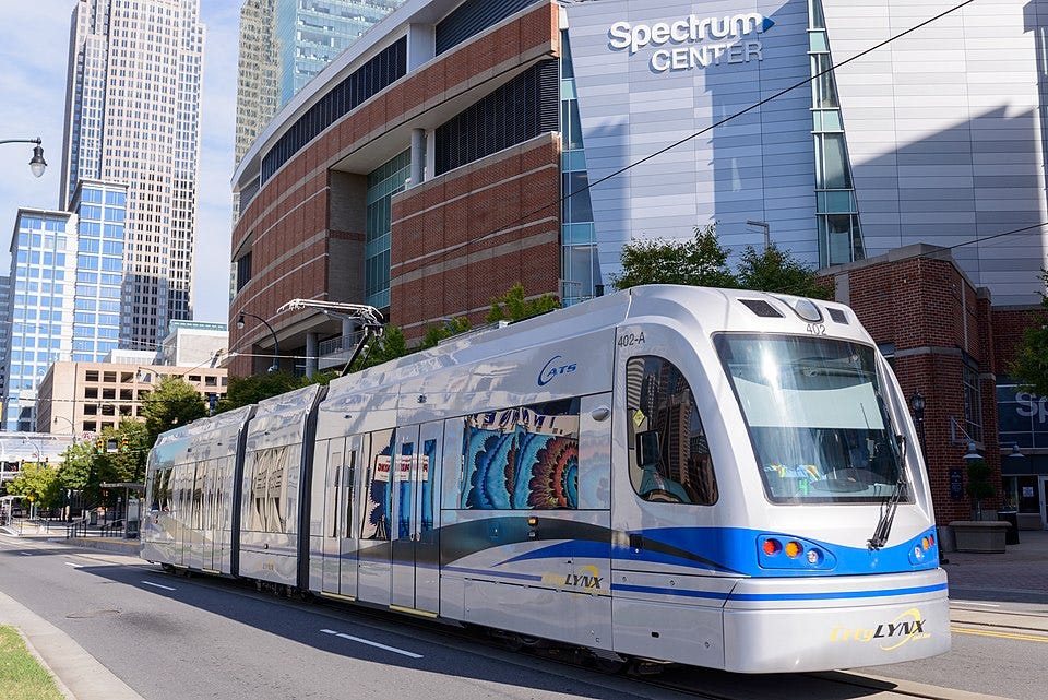 File:CityLynx Streetcar 402 at Spectrum Center.jpg File:CityLynx Streetcar 402 at Spectrum Center.jpg
