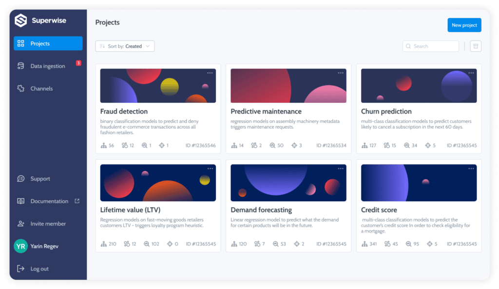 Superwise projects