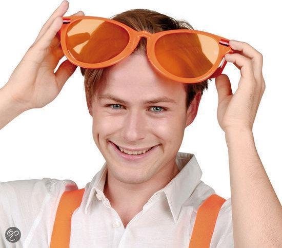 Mega Bril Oranje - Koningsdag - EK/WK Voetbal | bol.com