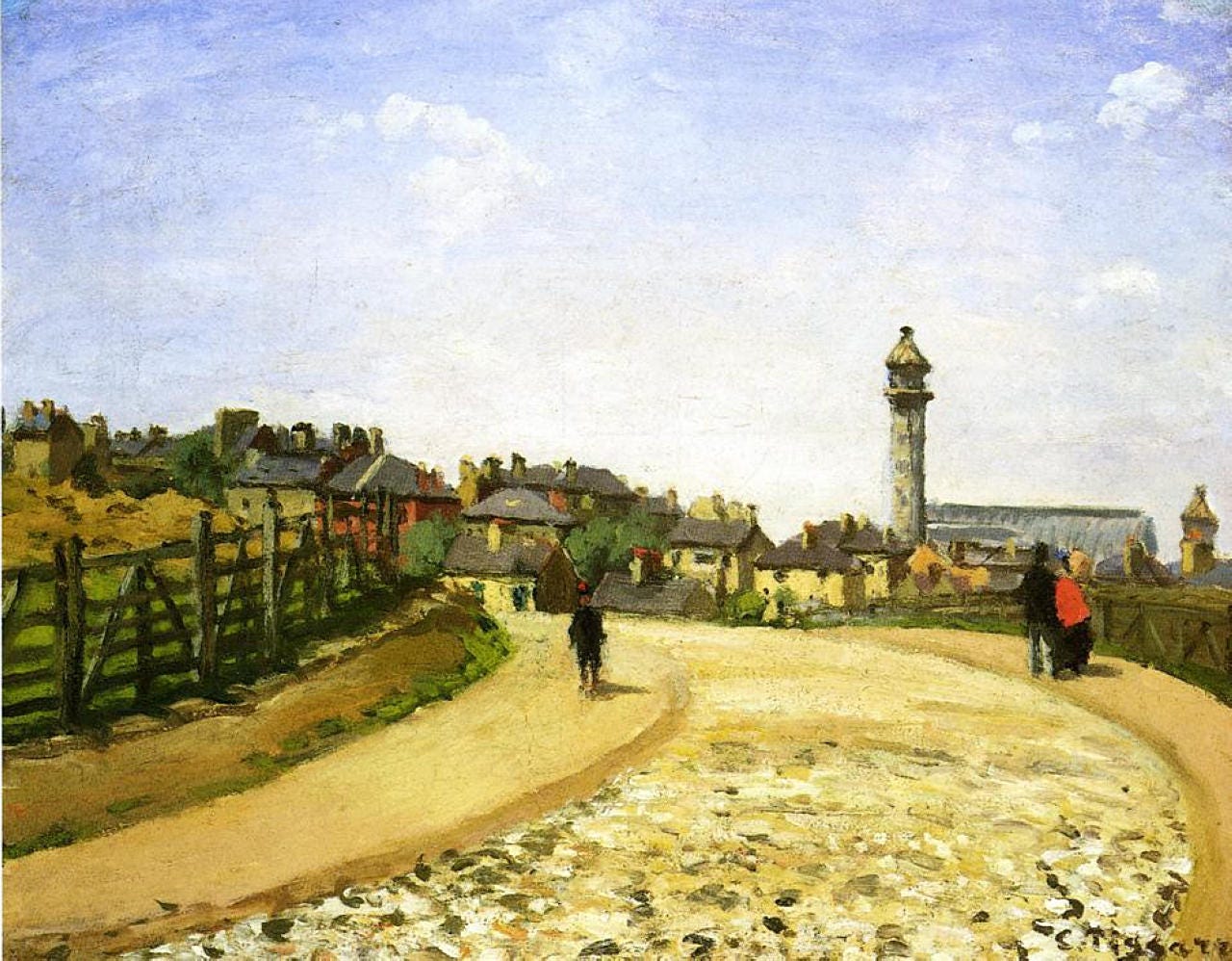 Upper Norwood, Crystal Palace, London, 1870 - Camille Pissarro ...