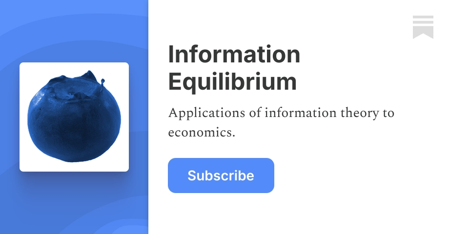 Information Equilibrium | Jason Smith | Substack