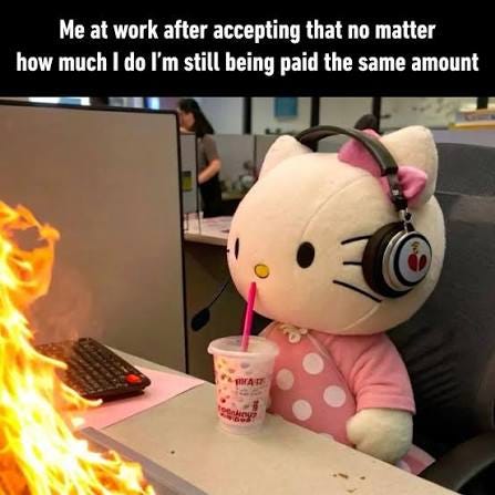 I'm not paid enough to give a damn - #work #job #salary #memes #9gag