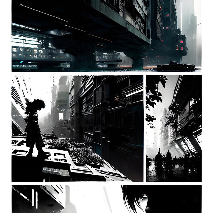 Cyberpunk Graphic Novel - and the devil died screaming