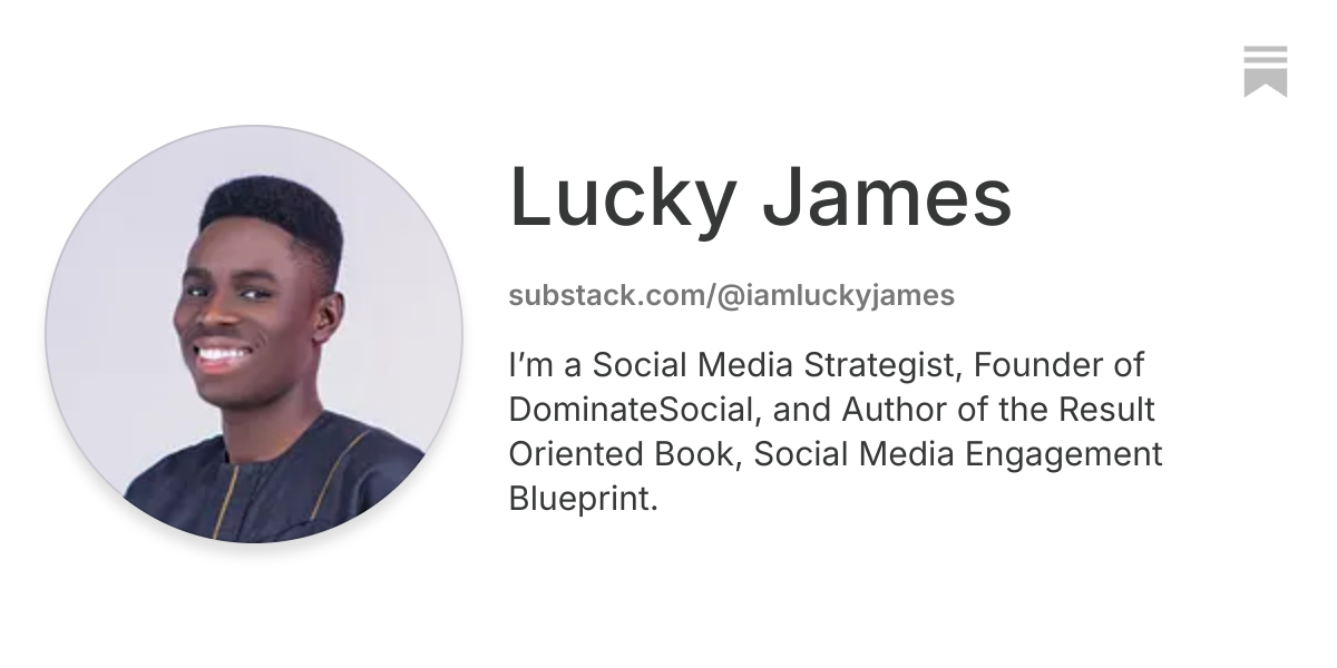 Lucky James | Substack
