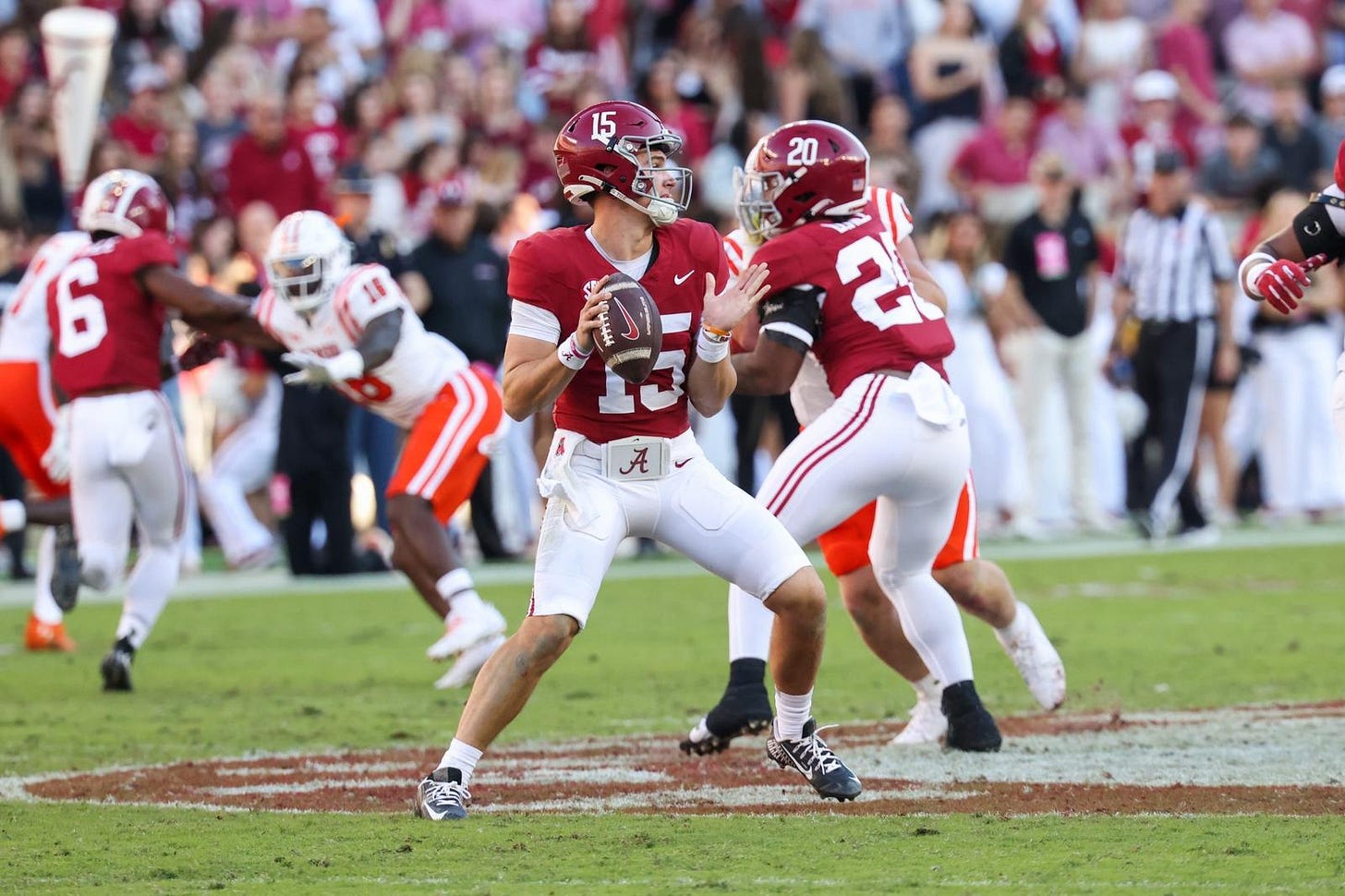 Ty Simpson Named to Golden Arm Award Watch List - Alabama Athletics