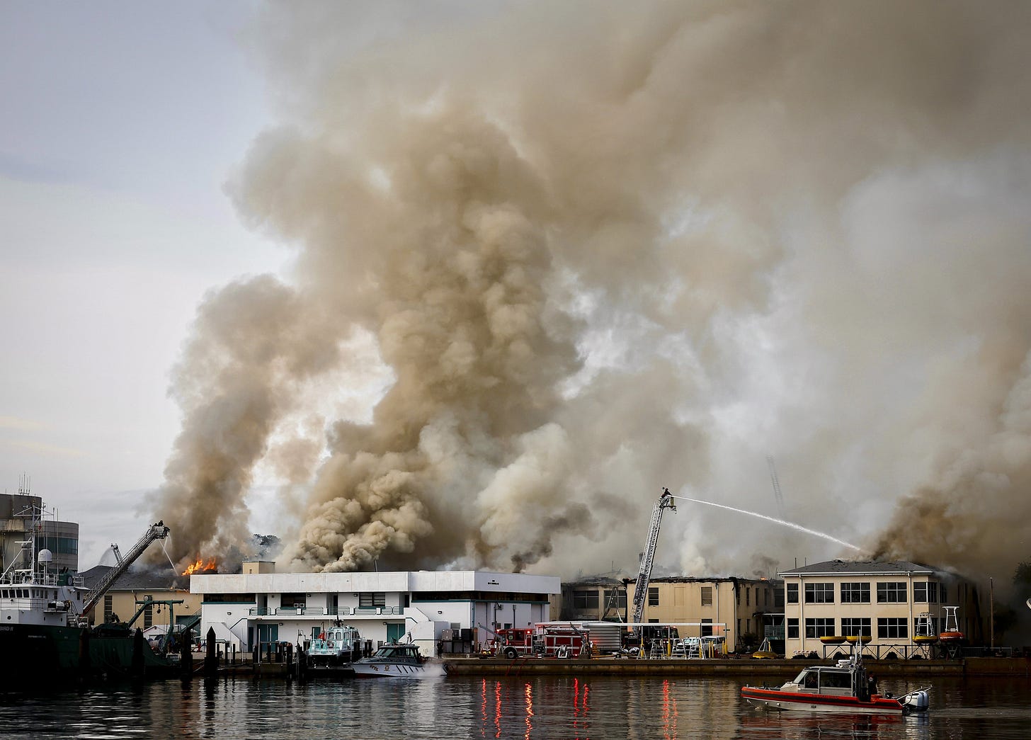 USF Marine Science Lab Fire