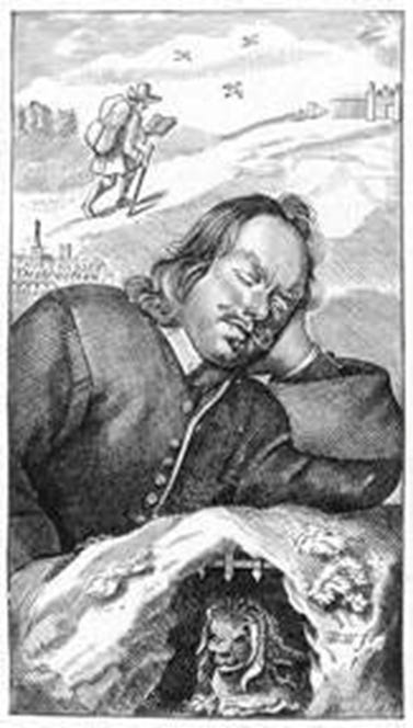 Livre Ancien : Le Progrès Du Pèlerin Par John Bunyan - Édition Enluminée - Glasgow 19e?