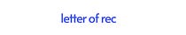 letter of rec