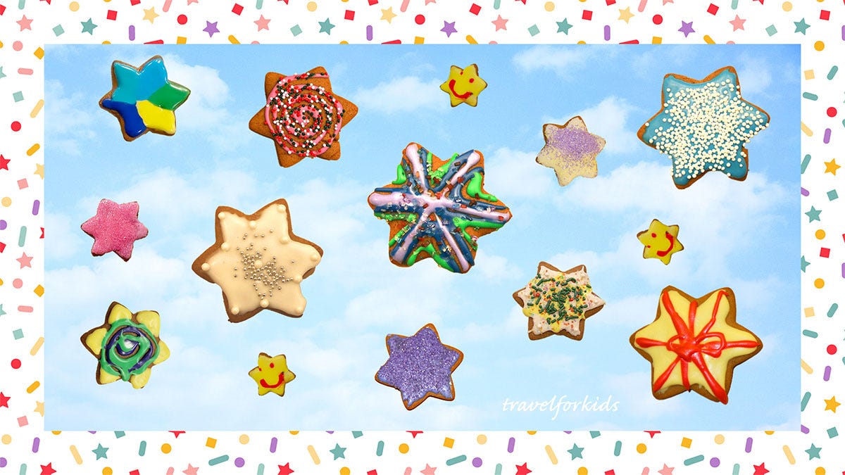 Bake star cookies for July 4