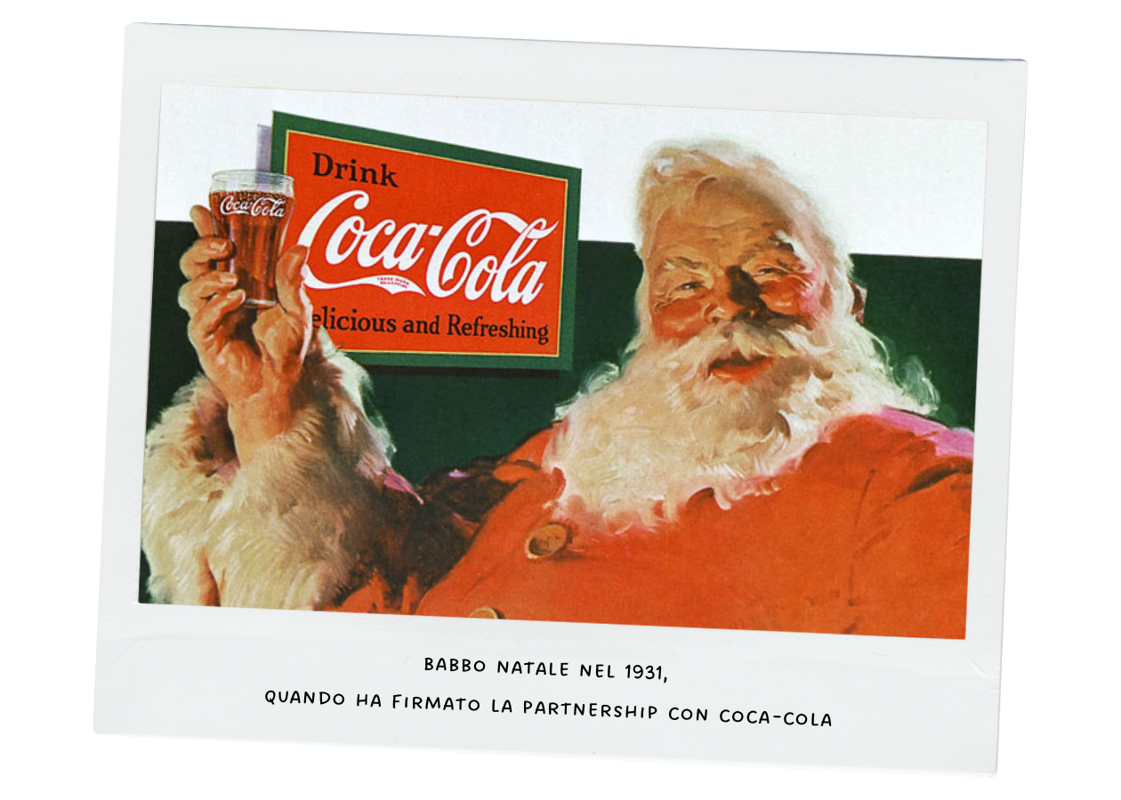 Babbo Natale nella pubblica di Coca-Cola nel 1931 Babbo Natale nella pubblica di Coca-Cola nel 1931