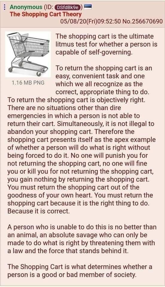 The Shopping Cart Theory : r/publix