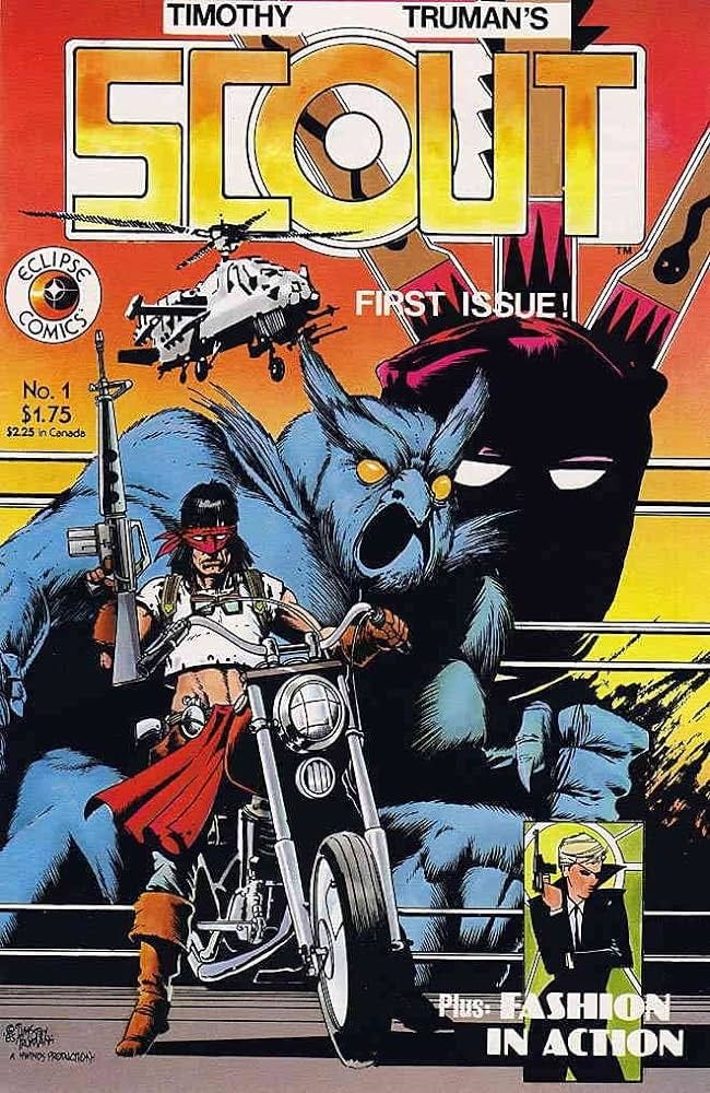 Amazon.com: Scout #1 VF ; Eclipse comic book | Tim Truman Fashion in Action  : Collectibles & Fine Art