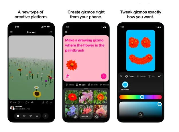 Meta Pocket app