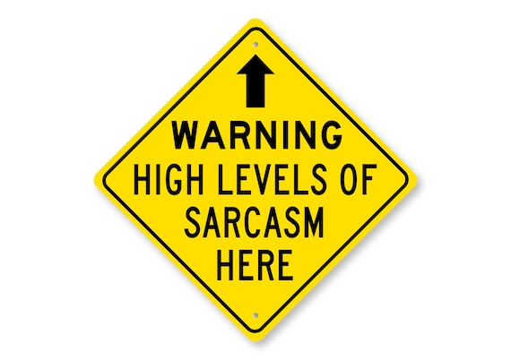Warning Sarcasm Sign Funny Sarcasm Sign Sarcasm Gift Gift ...