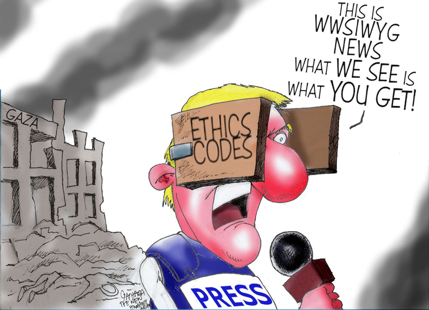 The New Humanitarian | Biased Gaza coverage is the tip of a much larger  media iceberg