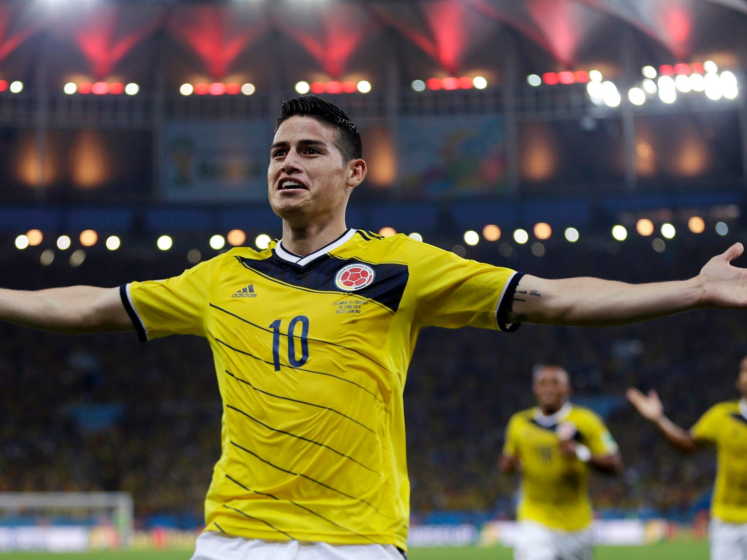 James Rodriguez shines as Colombia eliminates Uruguay at FIFA World Cup |  The Spokesman-Review
