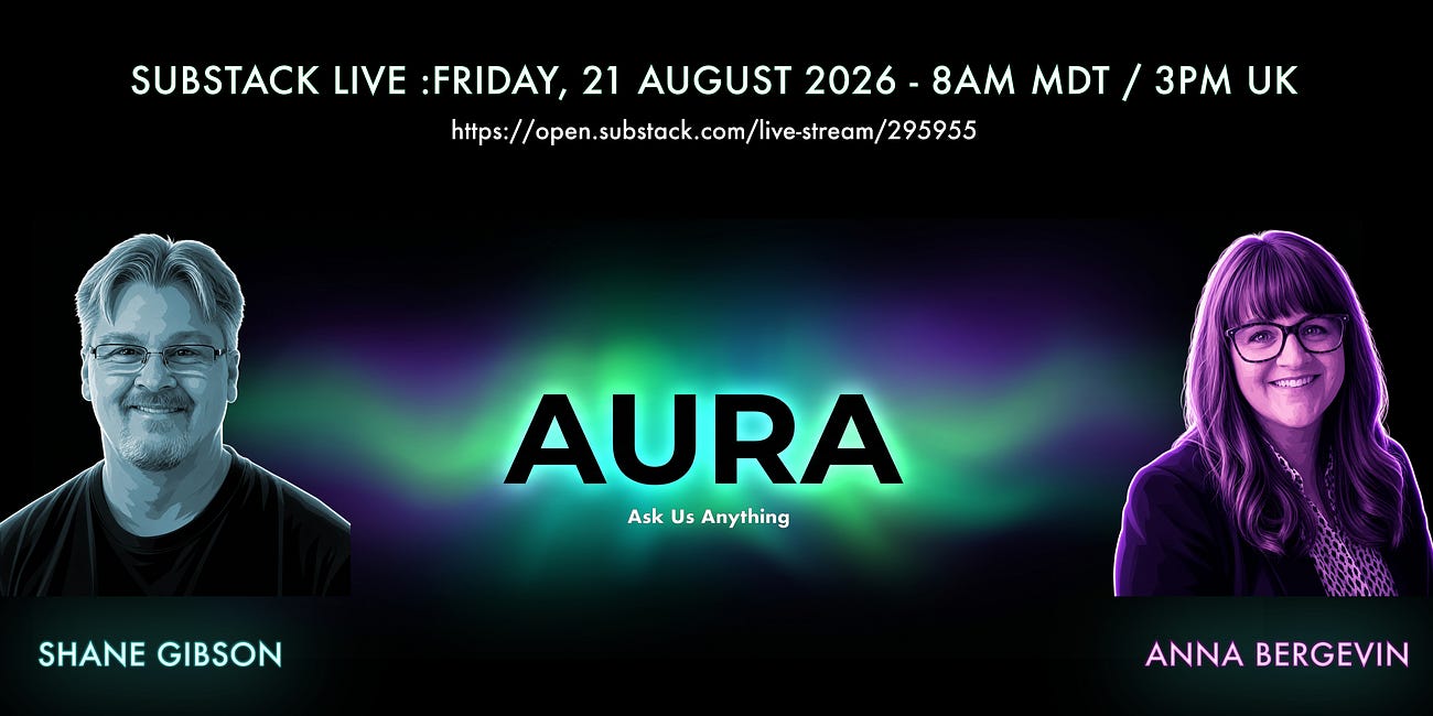 AURA - Anna Bergevin - Friday, 21 August 2026 - 8AM MDT / 3PM GMT