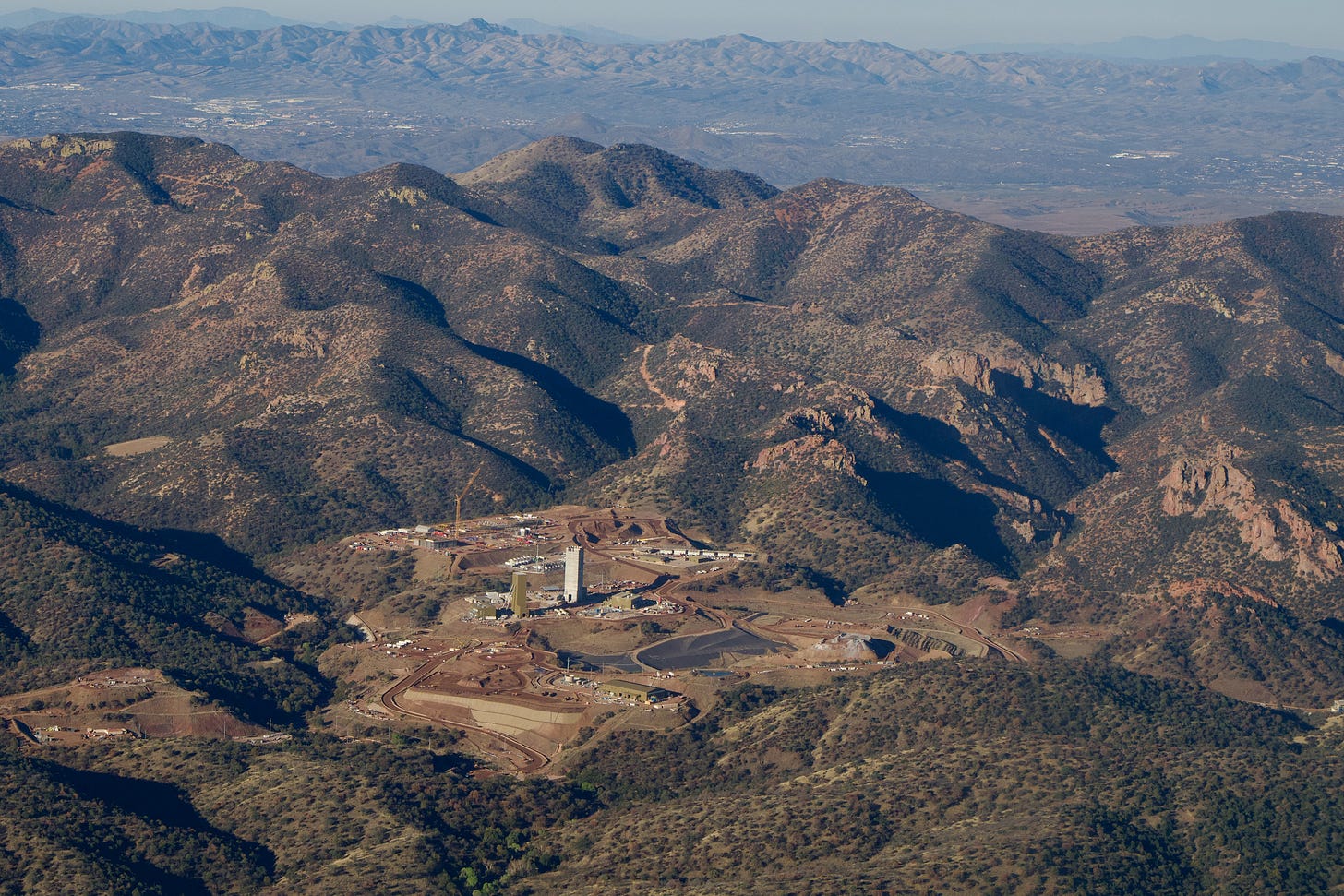 South32’s Hermosa project is seen on March 3 just outside Patagonia, Ariz. Credit: EcoFlight