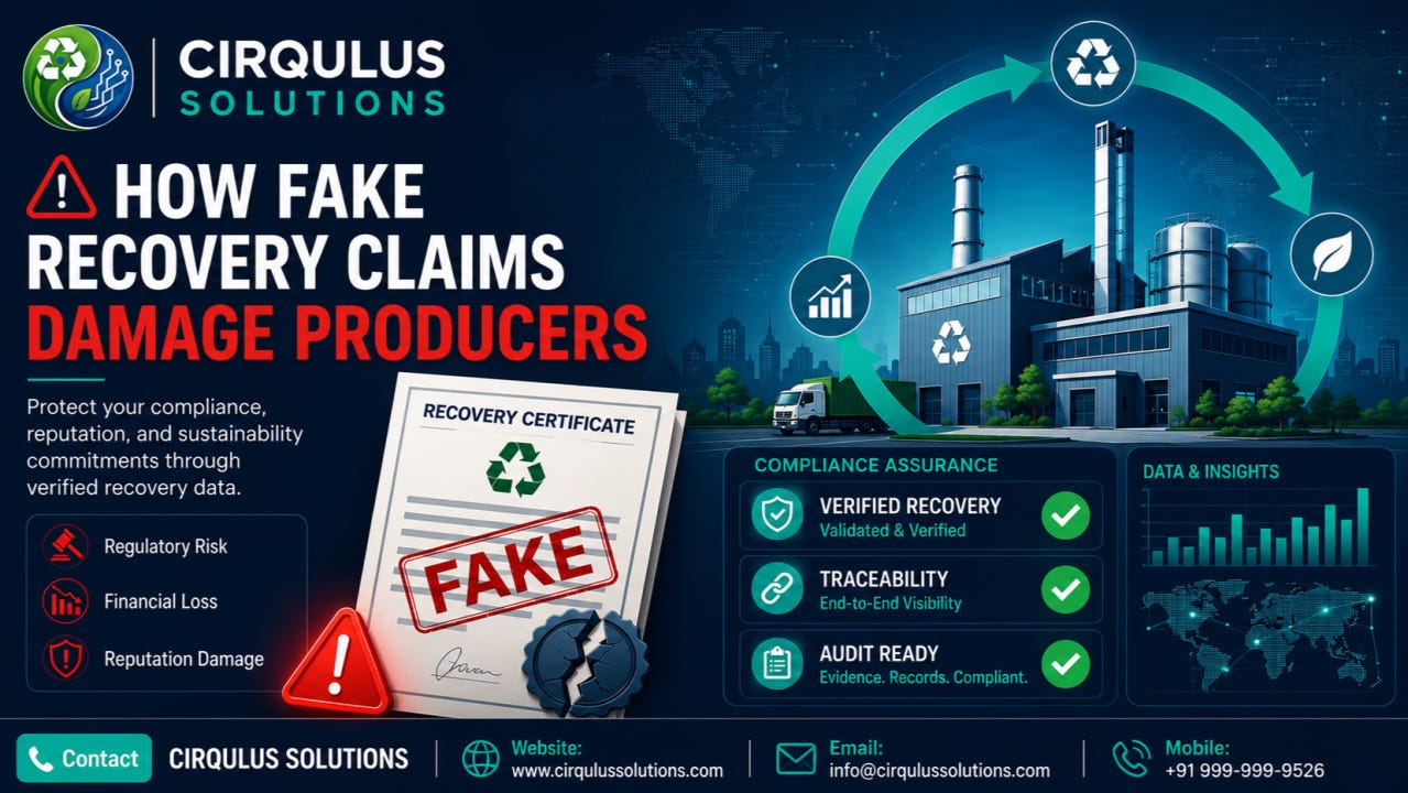 🚨 Not every recovery claim represents genuine recycling—and the consequences can be significant for producers.