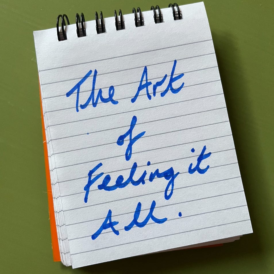 The Art of Feeling it All