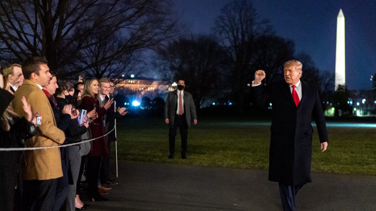Donald Trump”s DC fist pump