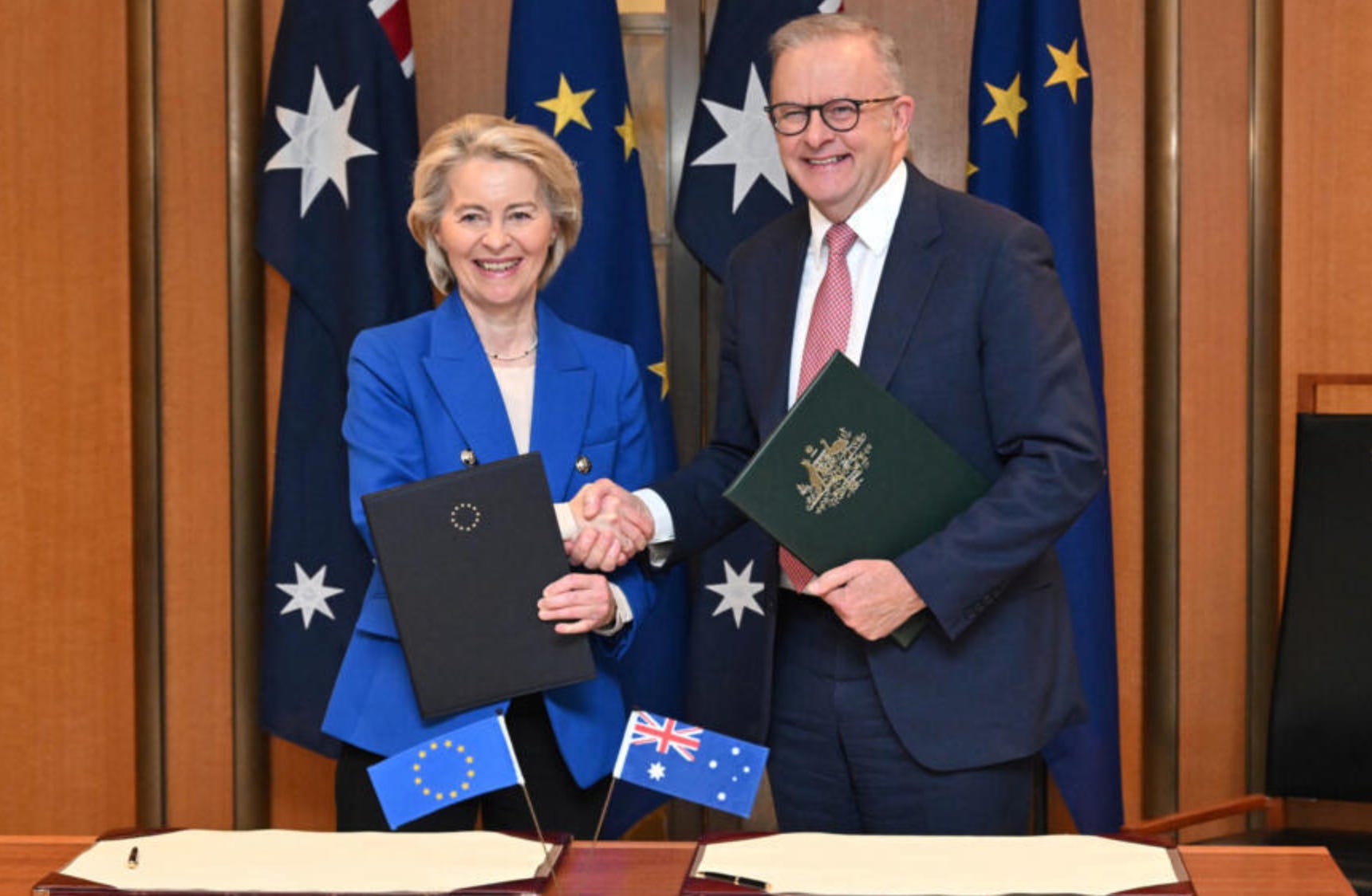 L’Australie et l’Union européenne signent un vaste accord commercial