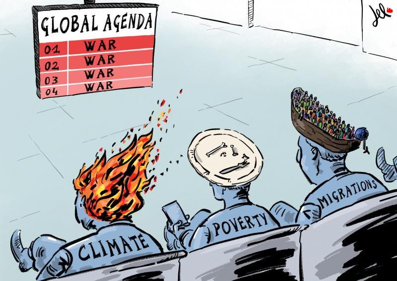 global agenda cartoon del rosso