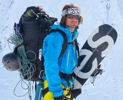 Hey Jeremy, your rope's all fucked up! If you're going to pretend to be the pioneer of snowboard mountaineering this is a bad image to lead off with. Hey Jeremy, your rope's all fucked up! If you're going to pretend to be the pioneer of snowboard mountaineering this is a bad image to lead off with.