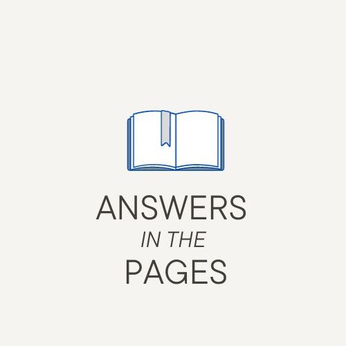 Answers in the Pages