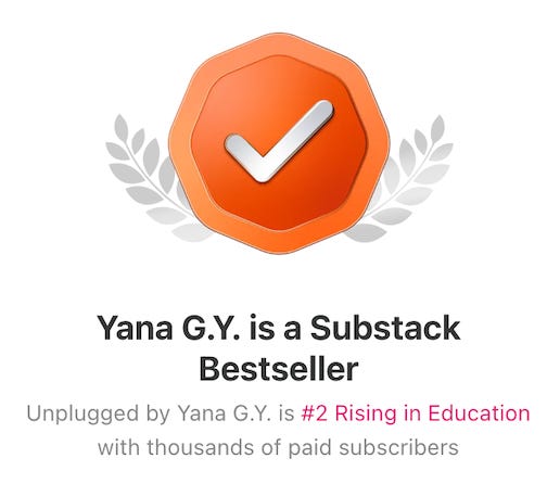 1000 paid Substack subscribers orange badge 2 rising 1000 paid Substack subscribers orange badge 2 rising