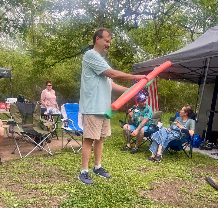 Photos of our gatherings and the worship tent.