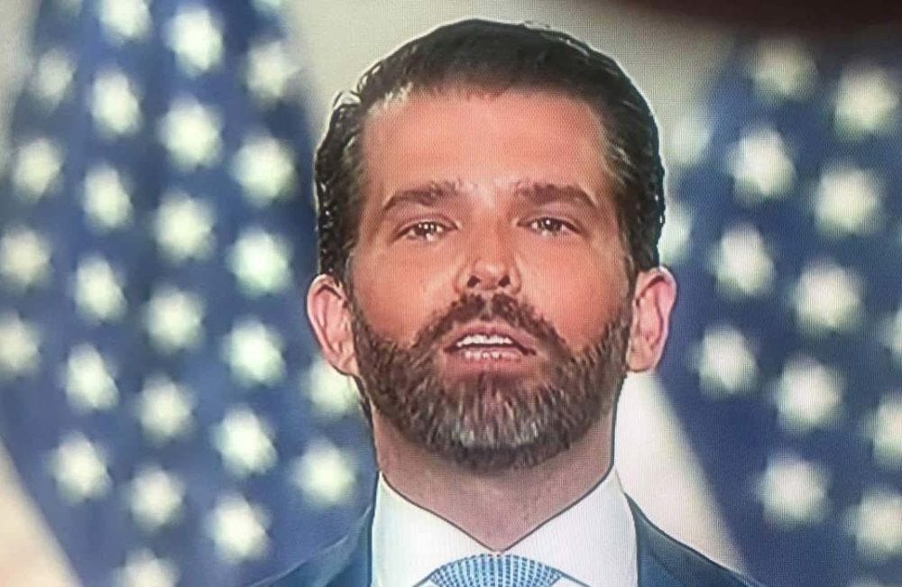 CocaineConvention: So, What Was with Don Jr's Eyes &amp; Why Was His Girlfriend  SO #*$@! LOUD!?)