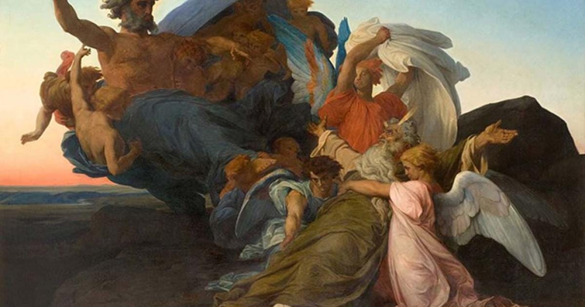 Death of Moses by Alexandre Cabanel  (1823–1889) 