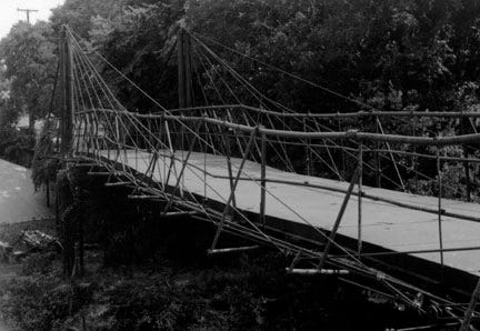 The Bluff Dale Bridge (not creepy at all, nosir)